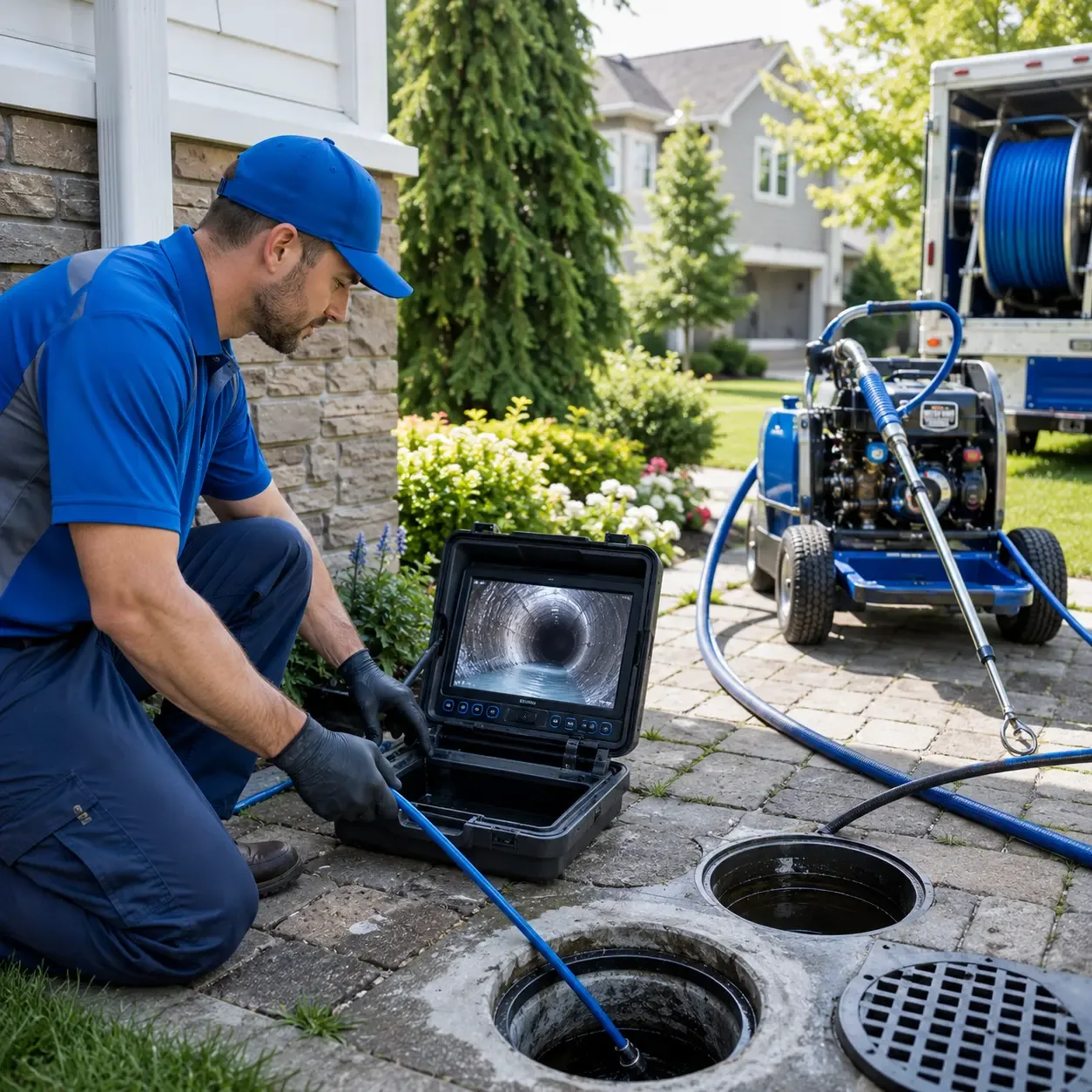 Outdoor drain cleaning professionals serving Megargel, TX